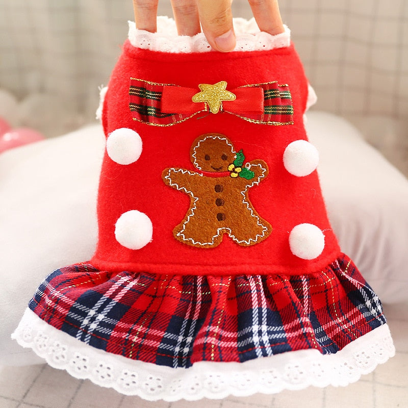Adorable Plaid Christmas Dress
