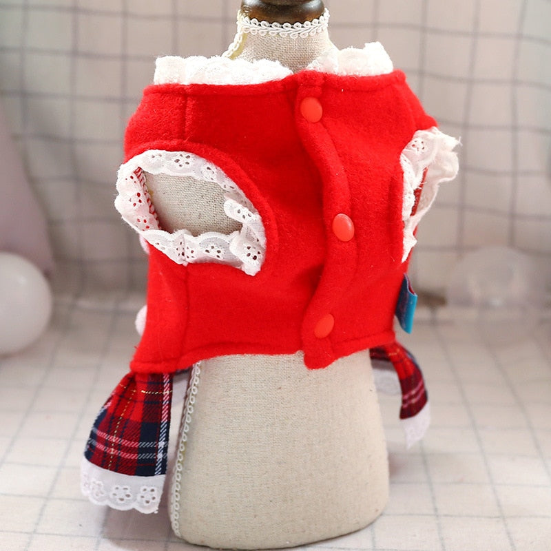Adorable Plaid Christmas Dress