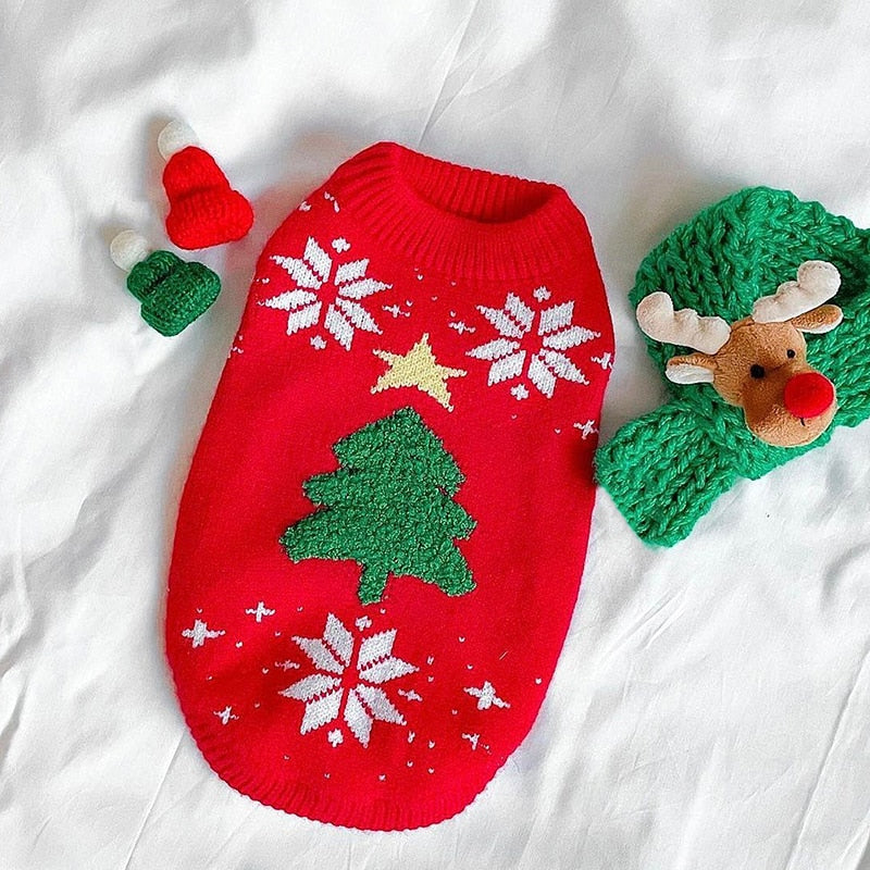 Knitted Christmas Sweater - Chihuahua Empire