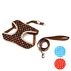 Dotted Chihuahua Harness ( Leash Included ) - Chihuahua Empire