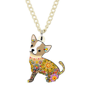 Acrylic Chihuahua Necklace - Chihuahua Empire