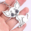 Lovely White Chihuahua Pendant