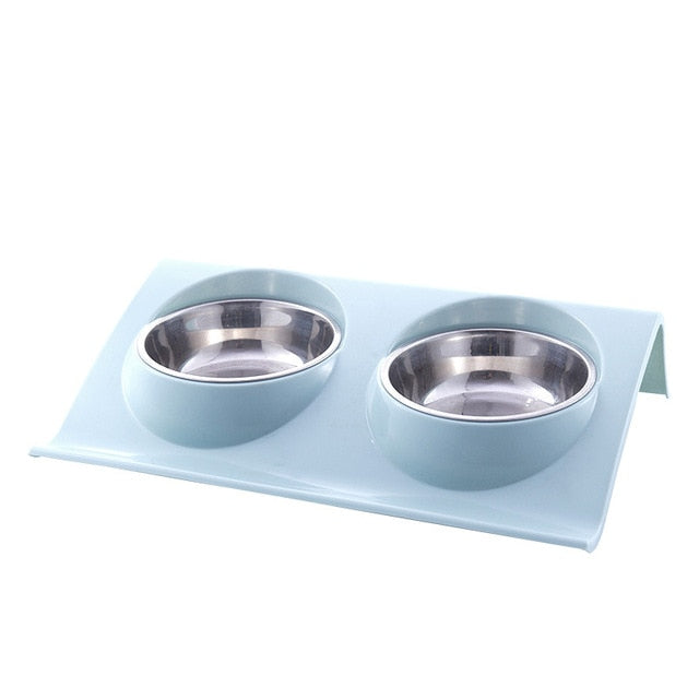 Double Food And Water Bowl