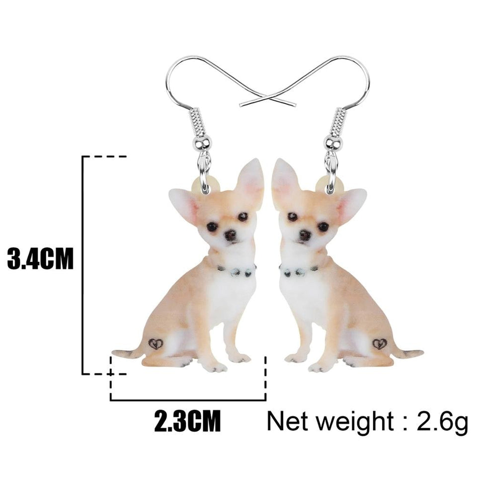 Cute Chihuahua Earrings