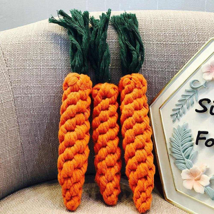 Tooth Cleaning Carrot Toy - Chihuahua Empire