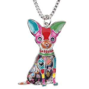 Hipster Style Necklace And Pendant - Chihuahua Empire