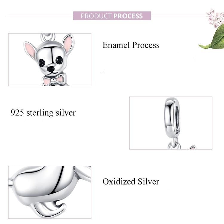 Sterling Silver Chihuahua Pendant