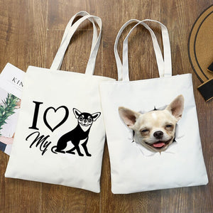 Chihuahua Printed Shopping Bag - Chihuahua Empire