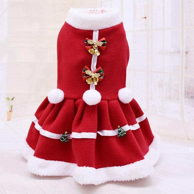 Lovely Christmas Chihuahua Dress