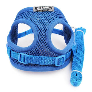 Chihuahua Breathable Harness ( Leash Included )