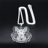 Antique Stainless Steel Chihuahua Necklace