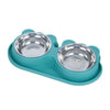 2 In 1 Stainless Steel Food Bowls
