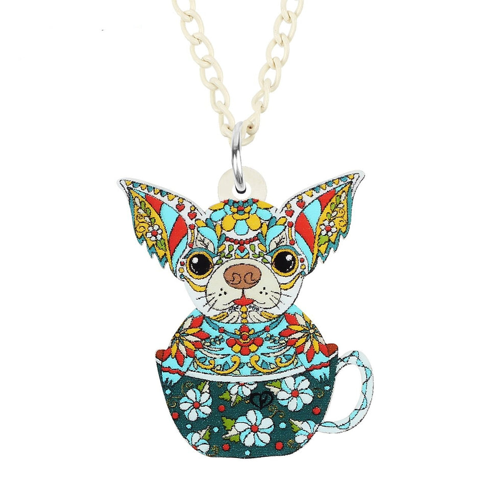 Teacup Chihuahua Necklace - Chihuahua Empire
