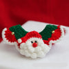 Knitted Chihuahua Christmas Bib