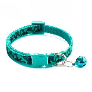 Camouflage Collar With Detachable Bell