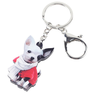 Lovely Chihuahua Puppy Keychain