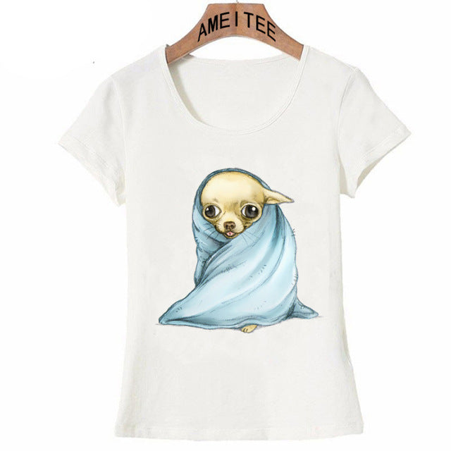 Cute Chihuahua Woman T-Shirt