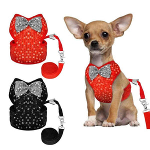 Chihuahua Harness With A Bow Tie - Chihuahua Empire